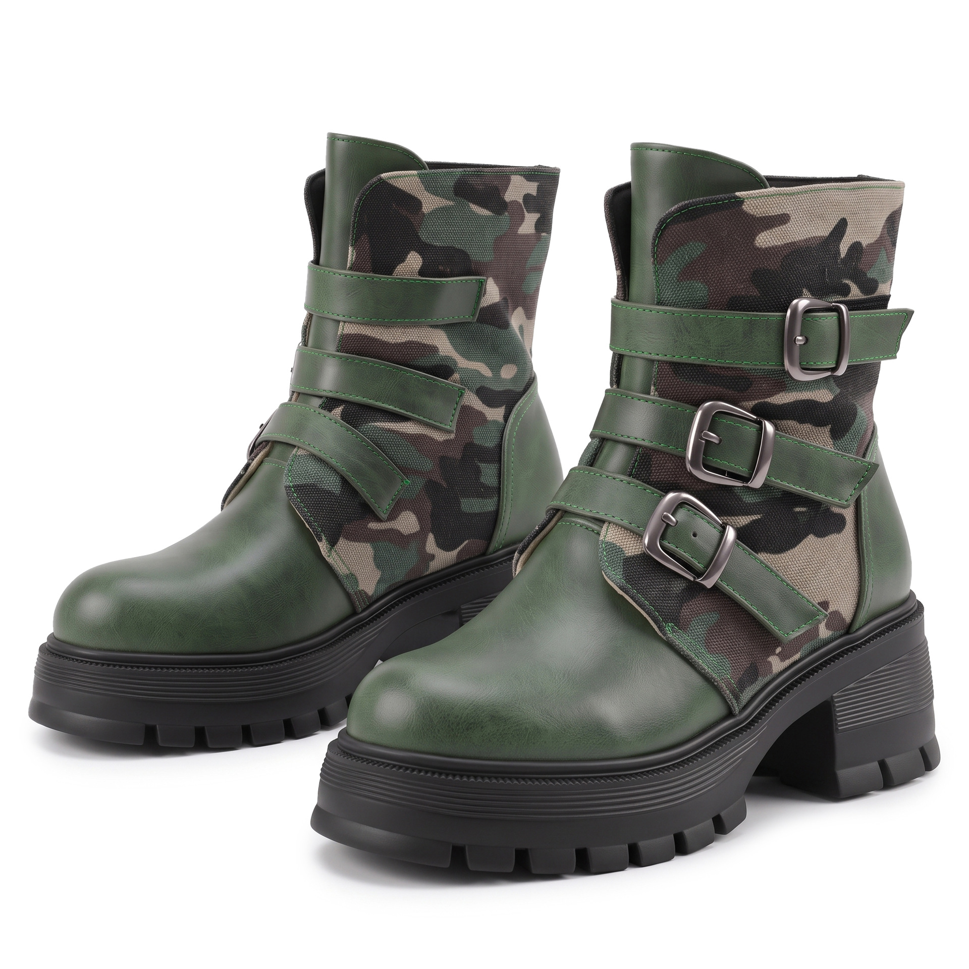 Women's Lace-up British-style Martin Boots photo 5