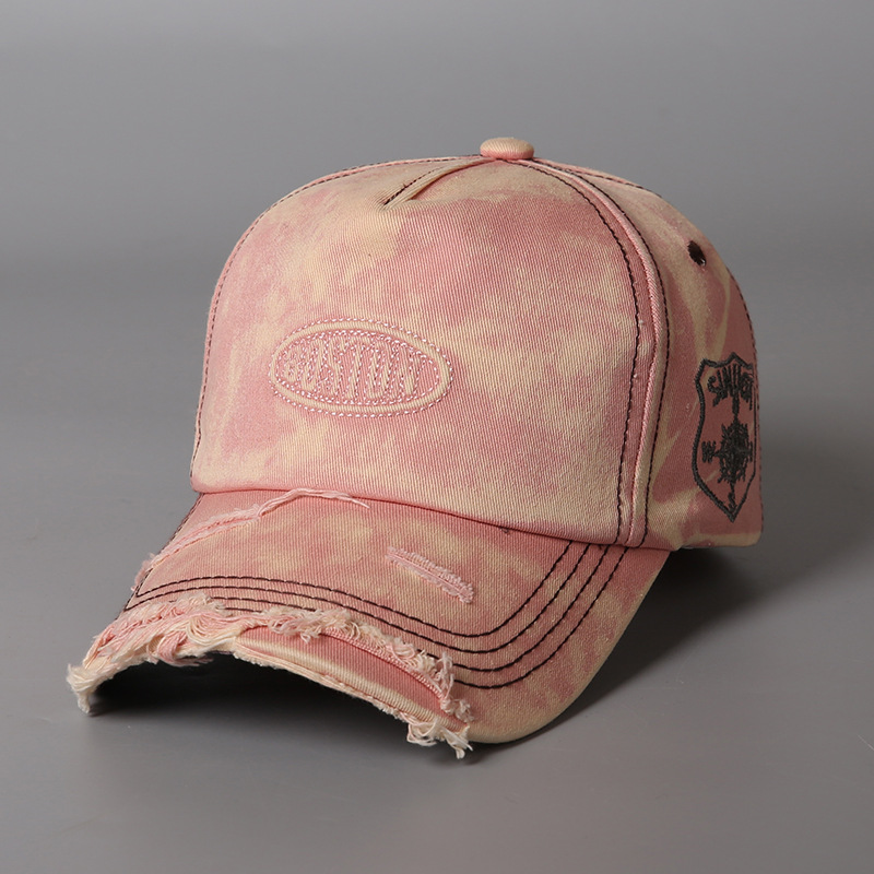 Mens Retro Distressed Ripped Baseball Cap photo 5