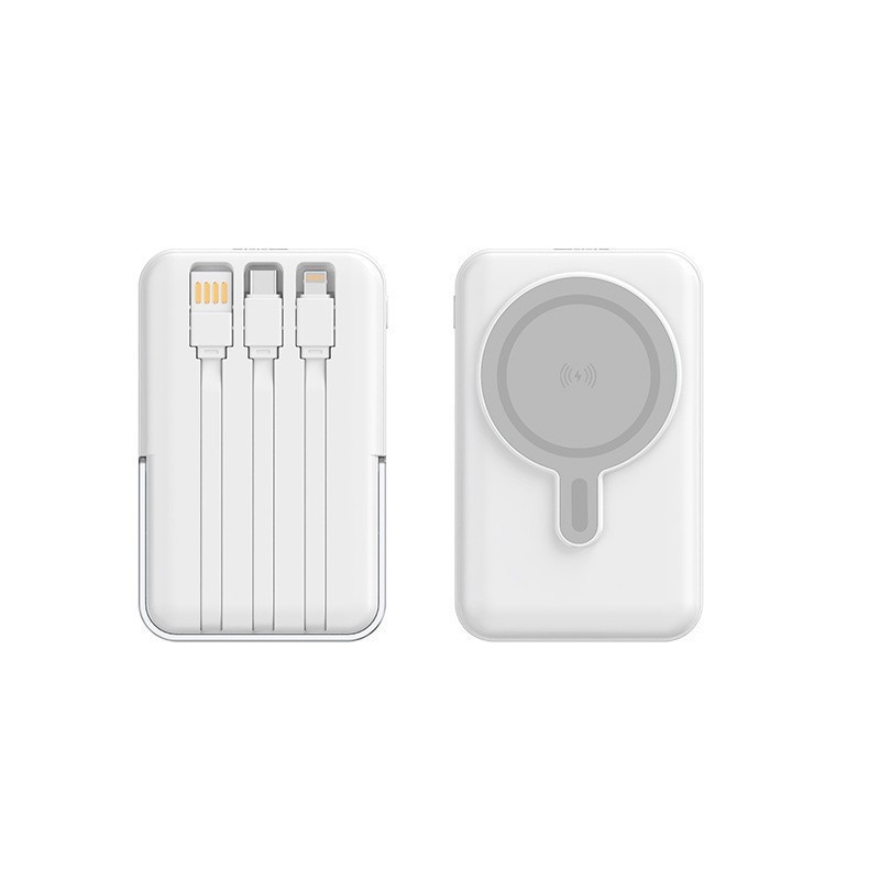 Portable Magnetic Charging Built In Cable Digital Display Fast Charging Power Bank photo 8