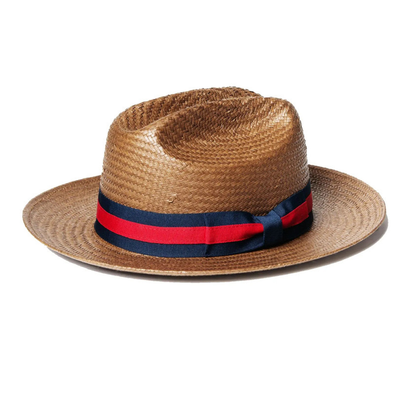 Solid-color Denim-style Straw Hat With Embellishments photo 4