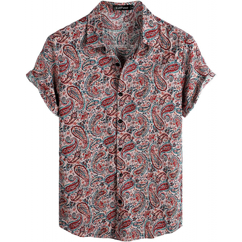 Fashion Summer Printed Hawaiian Shirt For Men photo 4