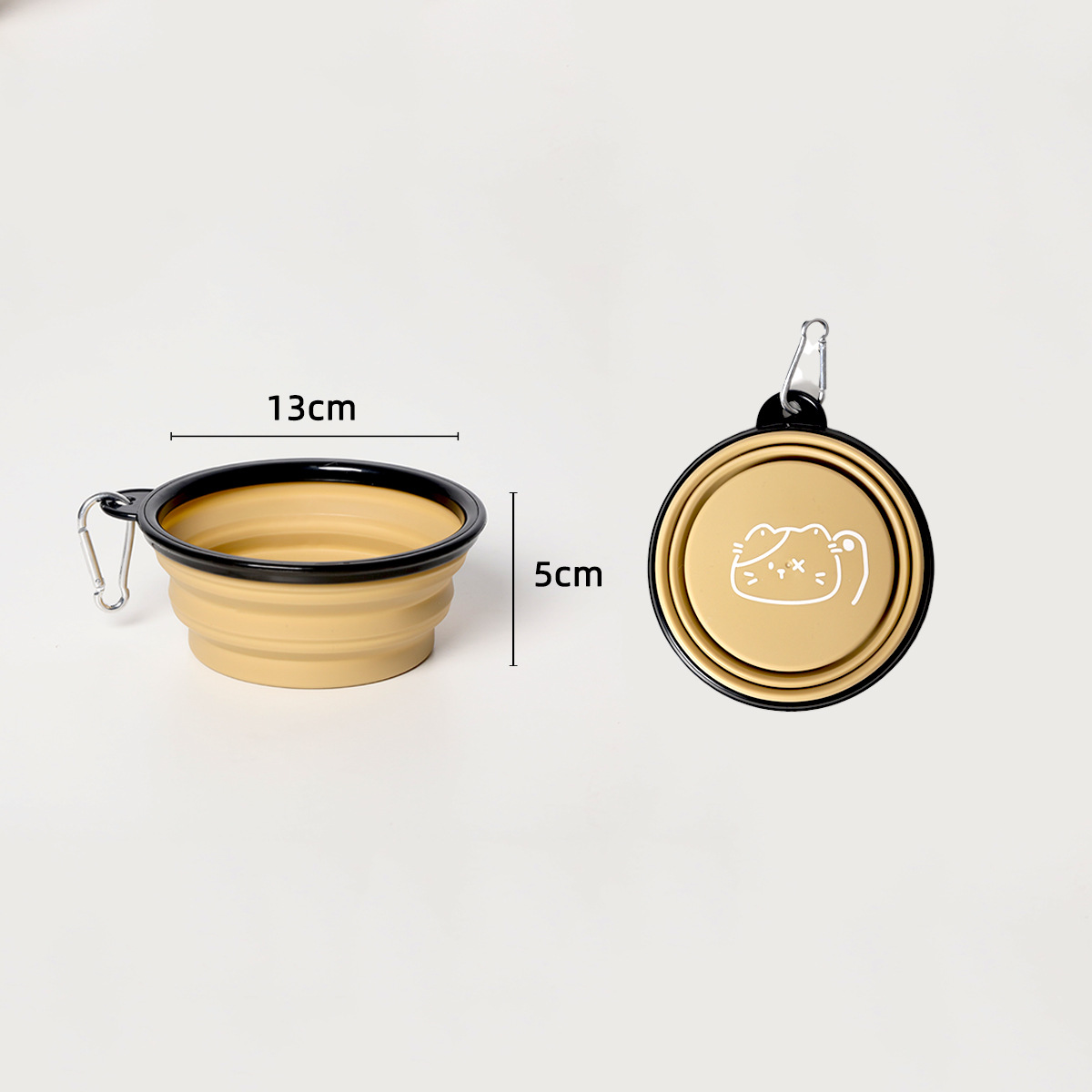 Pet Dog And Cat Folding Bowl Portable Dog Food Bowl ForOutdoor Dog Water Bowl photo 7