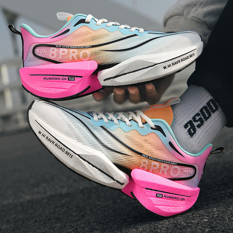Carbon-Plate Racing Shock-Absorbing Sports-Casual Running Shoes photo 1
