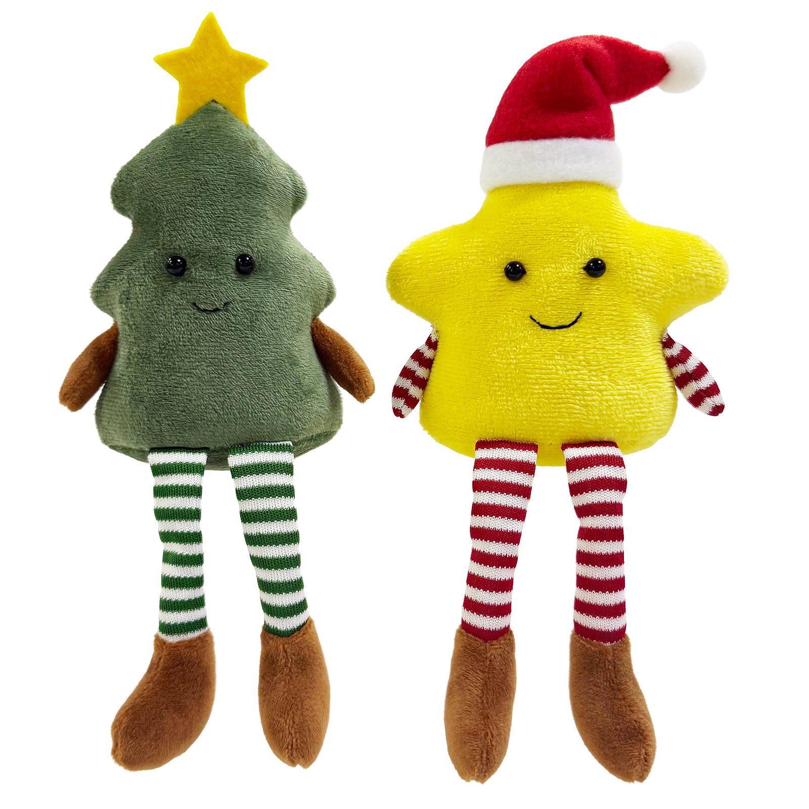 Christmas Long-legged Leg-hanging Green Christmas Tree Star Doll photo 3