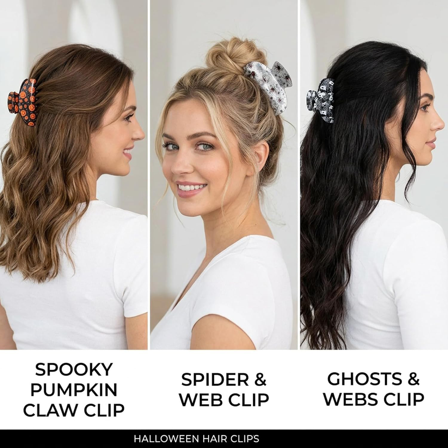 Halloween Pumpkin-print Hair Accessory Hair Clip photo 4