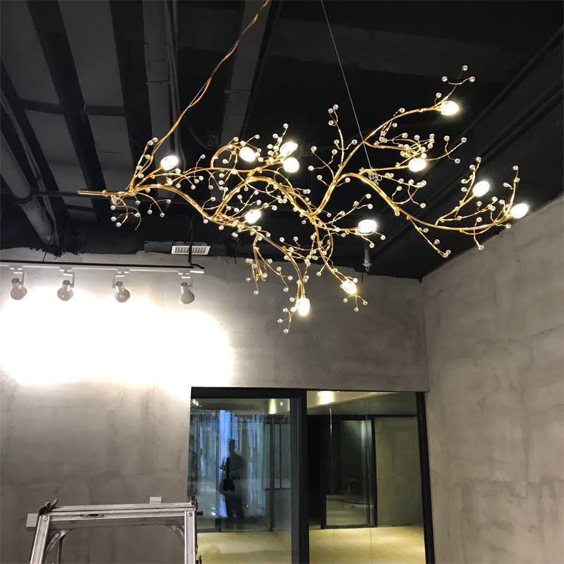 Starry Sky Themed Decorative Branch Chandelier For Creative Restaurants And Bars photo 6