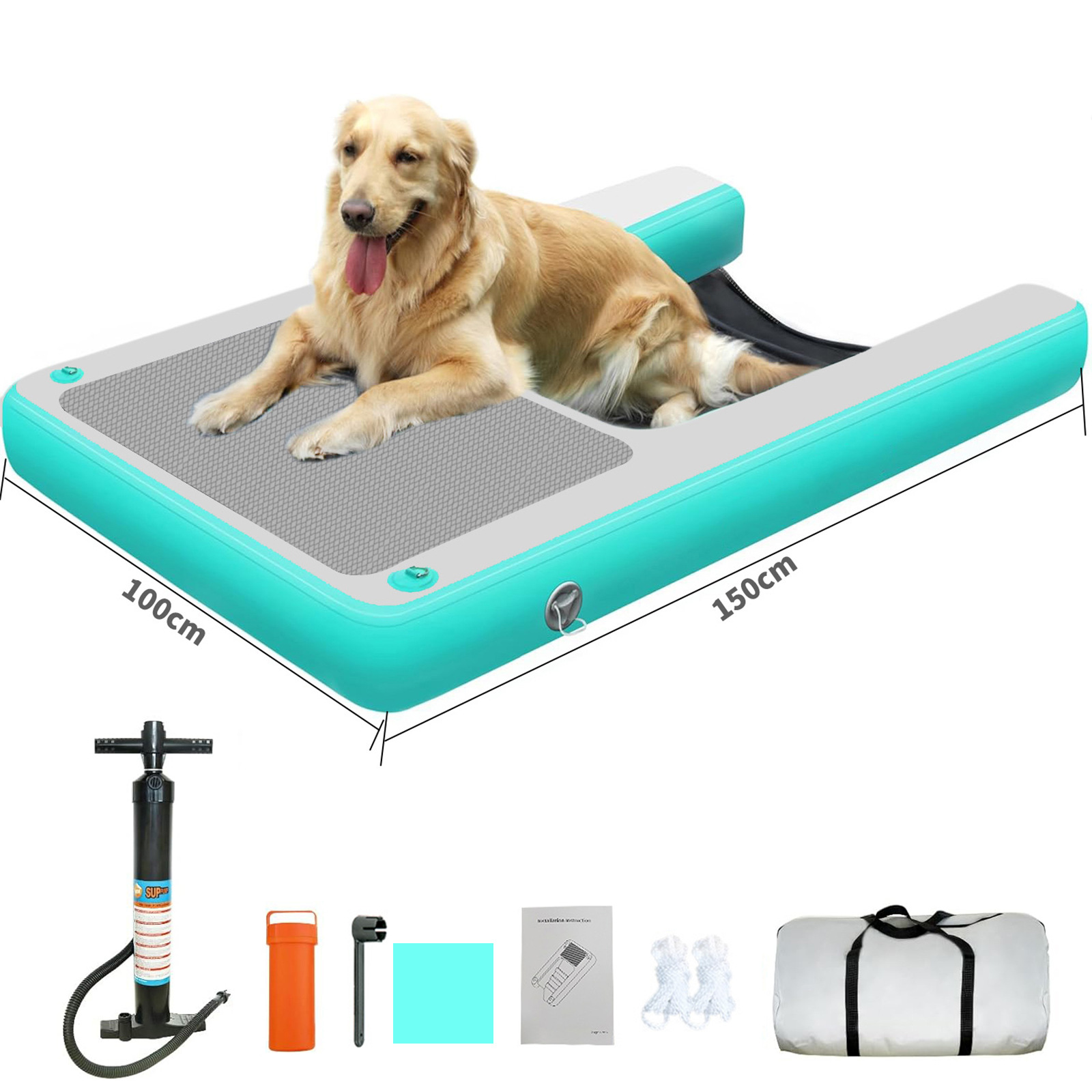 Dog Float Board Pet Water Toy, Double-layer Dog Ladder photo 7