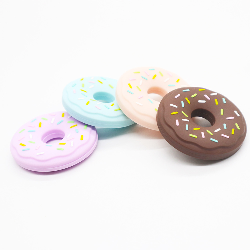 Food-grade Silicone Donut Baby Teether photo 2