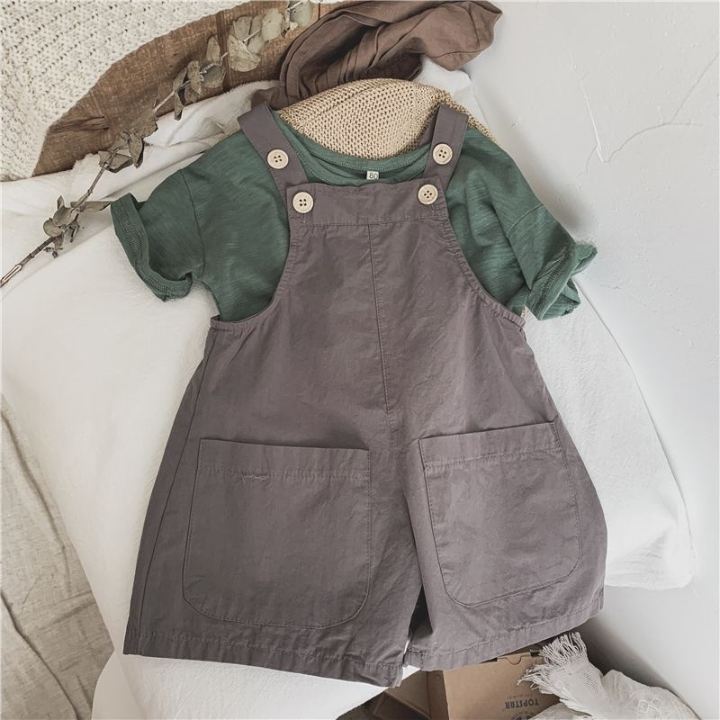 Casual Baby And Child Suspender Shorts photo 4