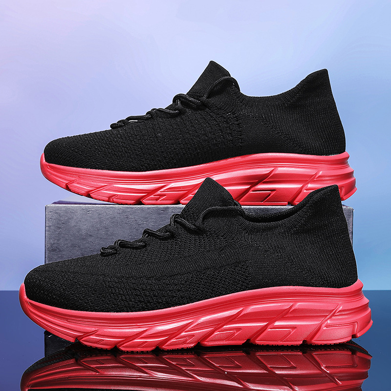 Breathable Mesh Flyknit Unisex Versatile Shoes photo 3