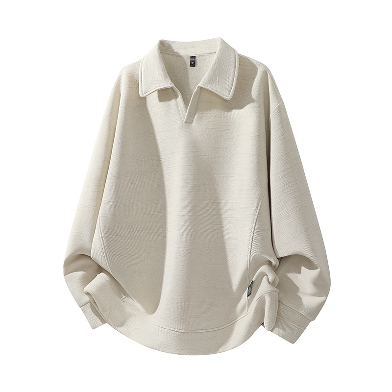 Mens Casual Long-Sleeve Lapel Top For Autumn And Winter photo 3