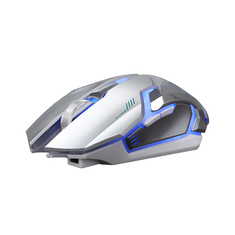 Mouse Wireless Rechargeable Notebook Desktop Home Office Universal Game Mute Luminous photo 2