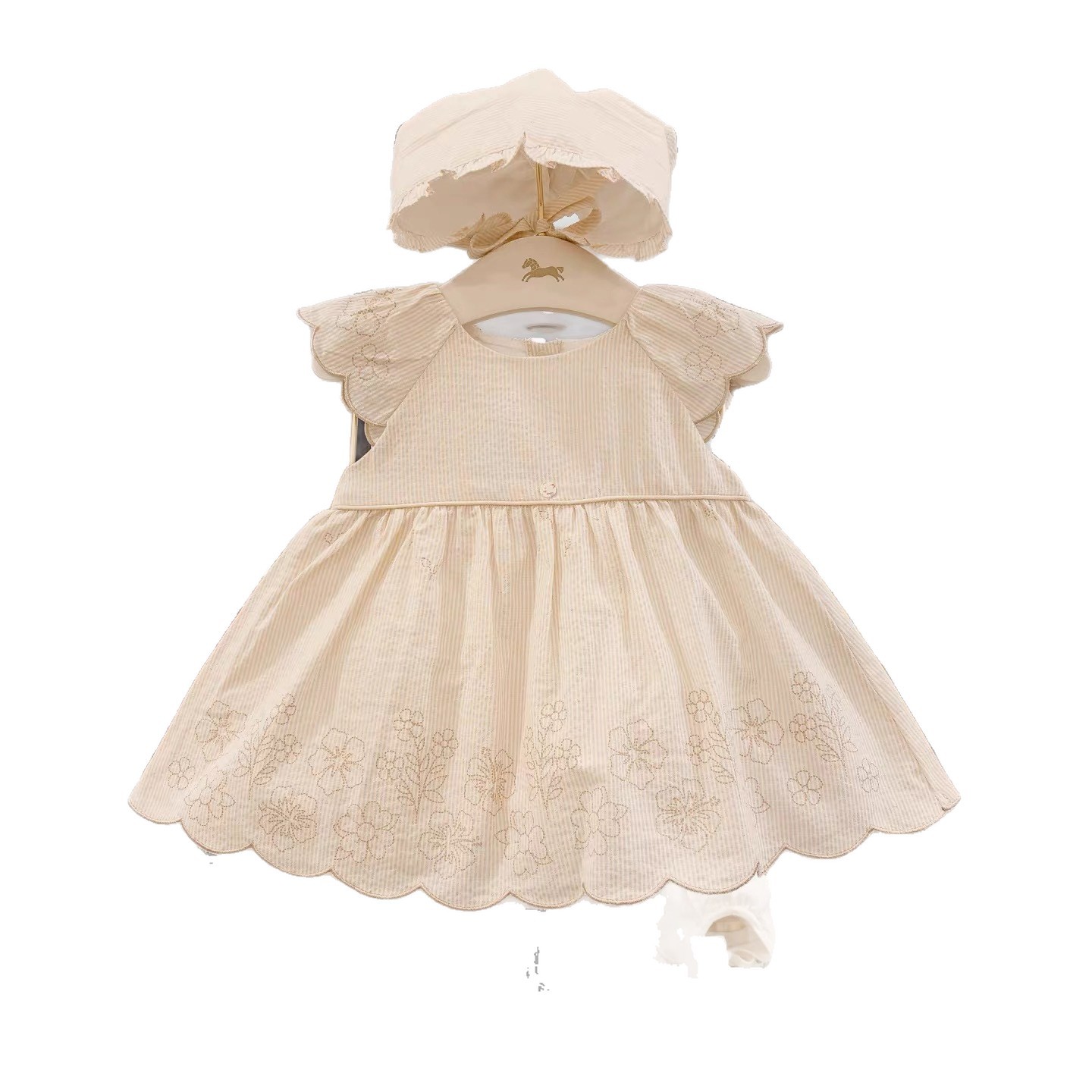 Summer New Arrival Korean-style Romper Dress With Hood For Girls photo 4