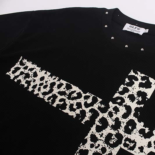 Autumn New Arrival American-Style Retro Cross And Letter Print Top photo 3