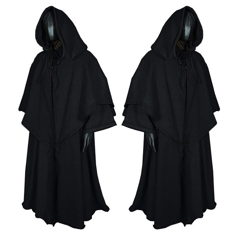 Cloak Hooded Robe Cloak Long Robe photo 8
