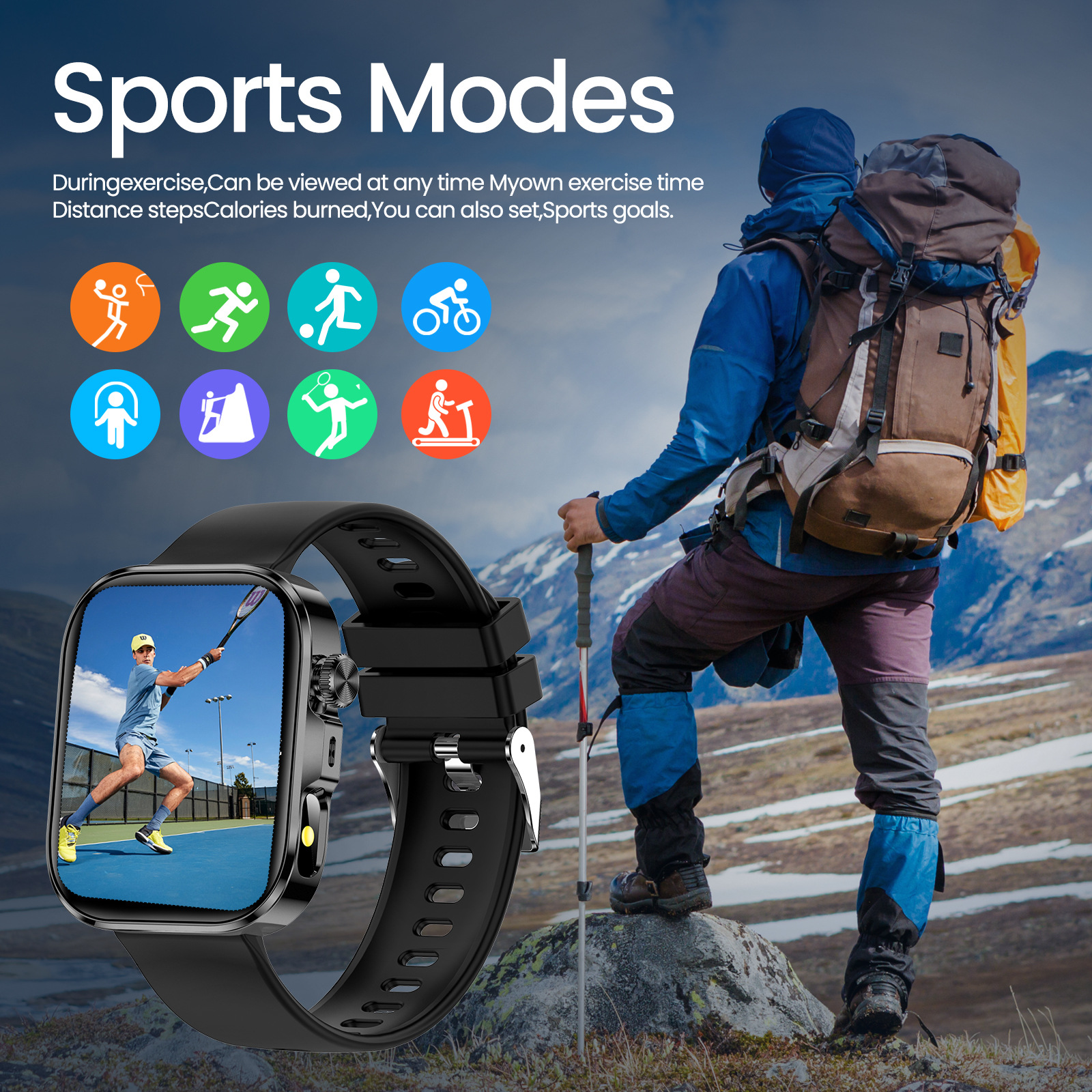 Multifunctional Fitness Smartband With Music Control photo 2