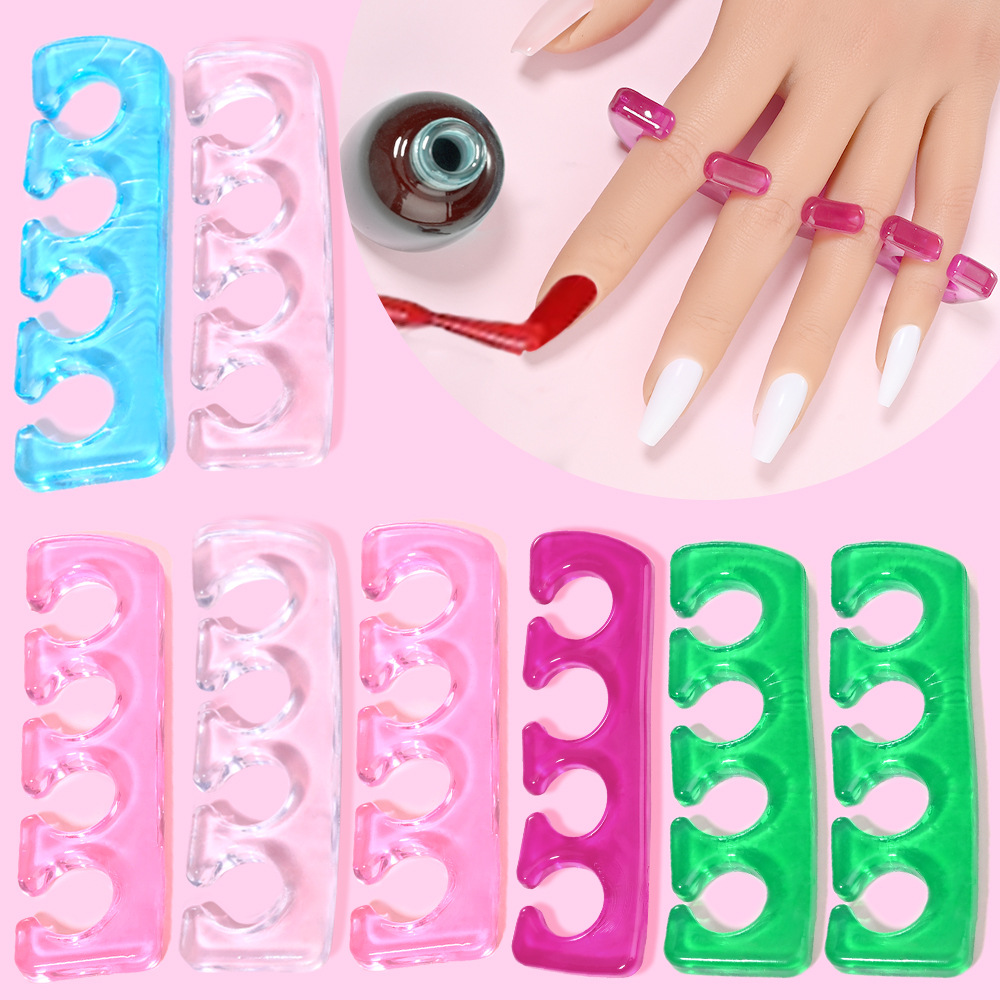 Reusable Silicone Nail Art Finger Separator photo 1