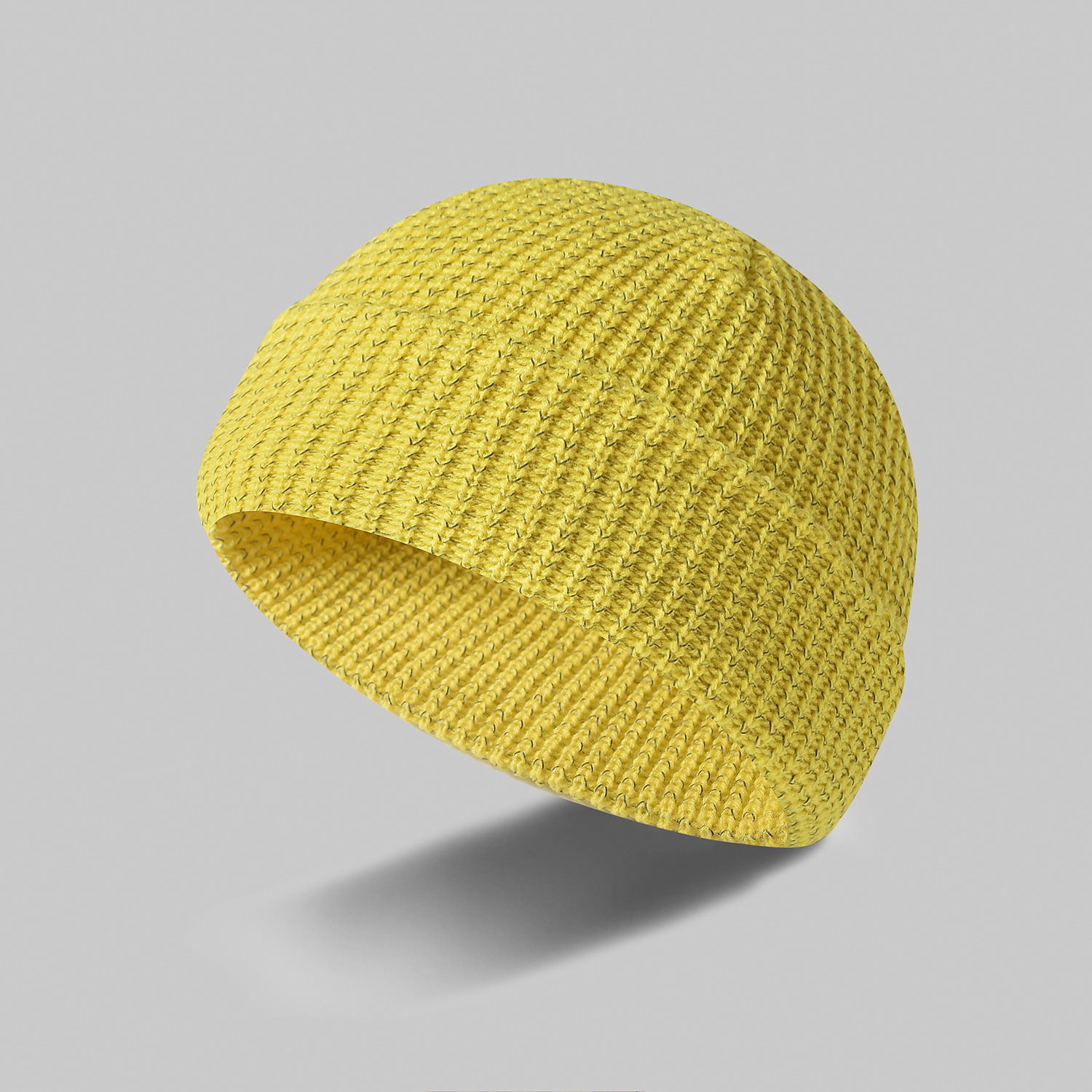 Nighttime Reflective Yarn Knitted Sports Cap photo 6
