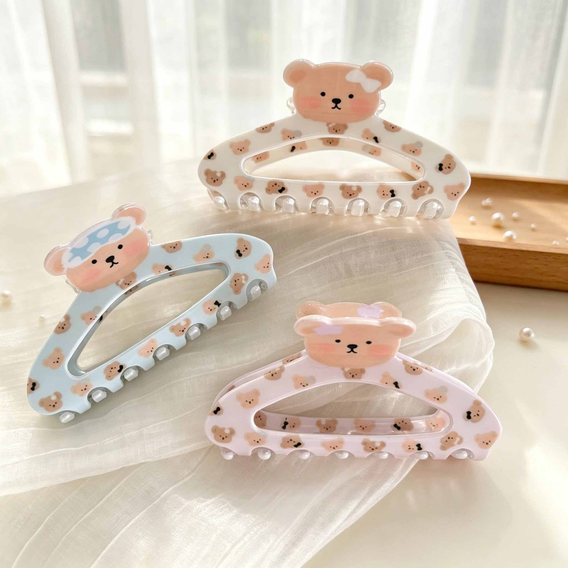 Sweet And Cute Little Bear Hair Clip For Buns photo 8