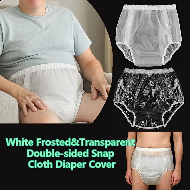 Double-side Snap-button TPU Waterproof Diaper Pants photo 1