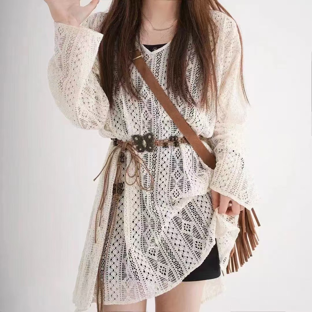 Ethnic-style Butterfly Beaded Vintage Belt Waist Chain photo 4