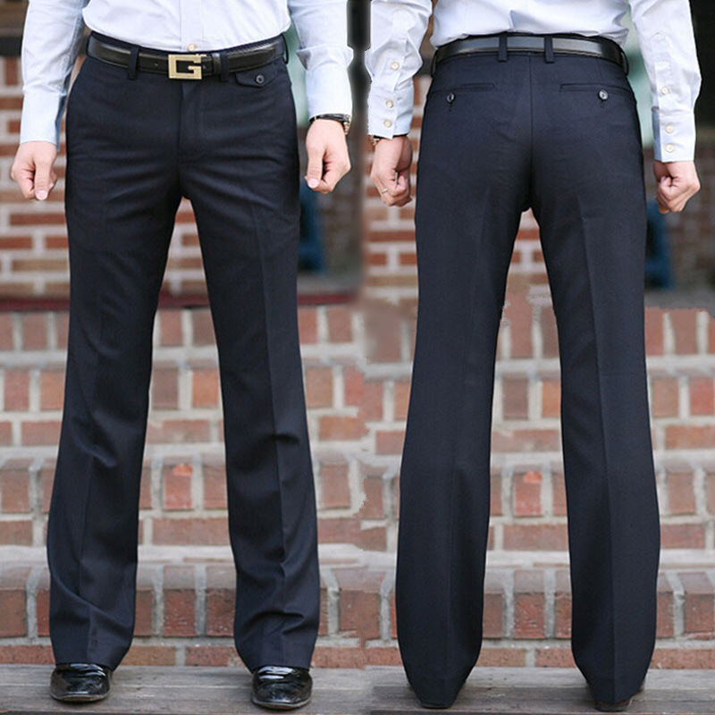 Men's Straight-leg Wide-leg Dress Pants photo 6