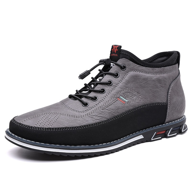 Mens High-top Stylish Mid-calf Boots photo 5