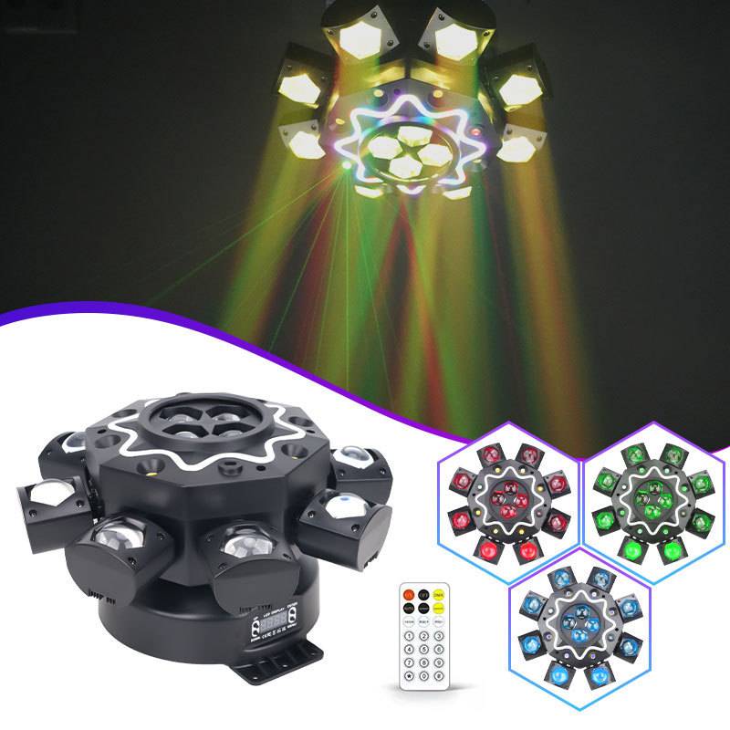 Light-up Indoor Party Atmosphere Rotating Colored Lights For Home Use photo 3