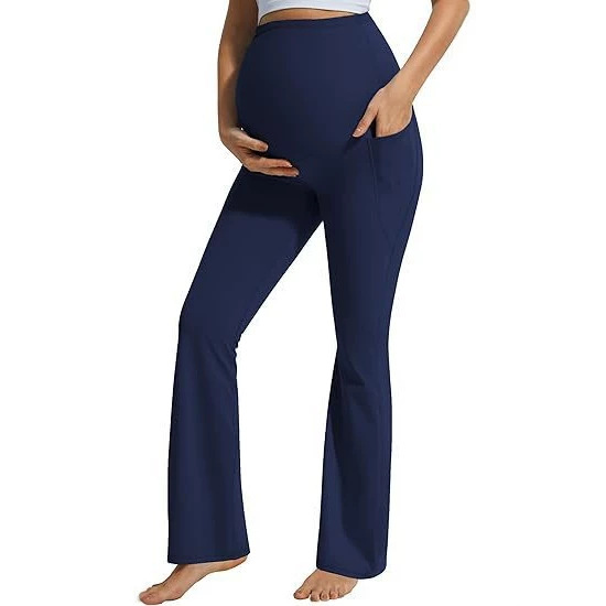 Solid-color Casual Bootcut High-waisted Slim-fit Wide-leg Pants photo 8