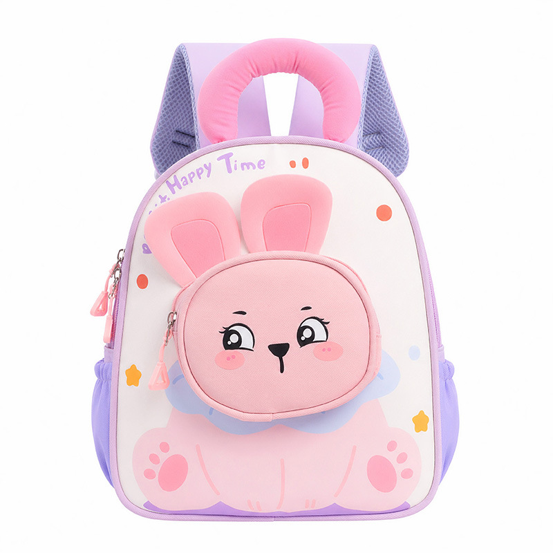New Cartoon Childrens School Bag Lightweight And Cute For Girls photo 4