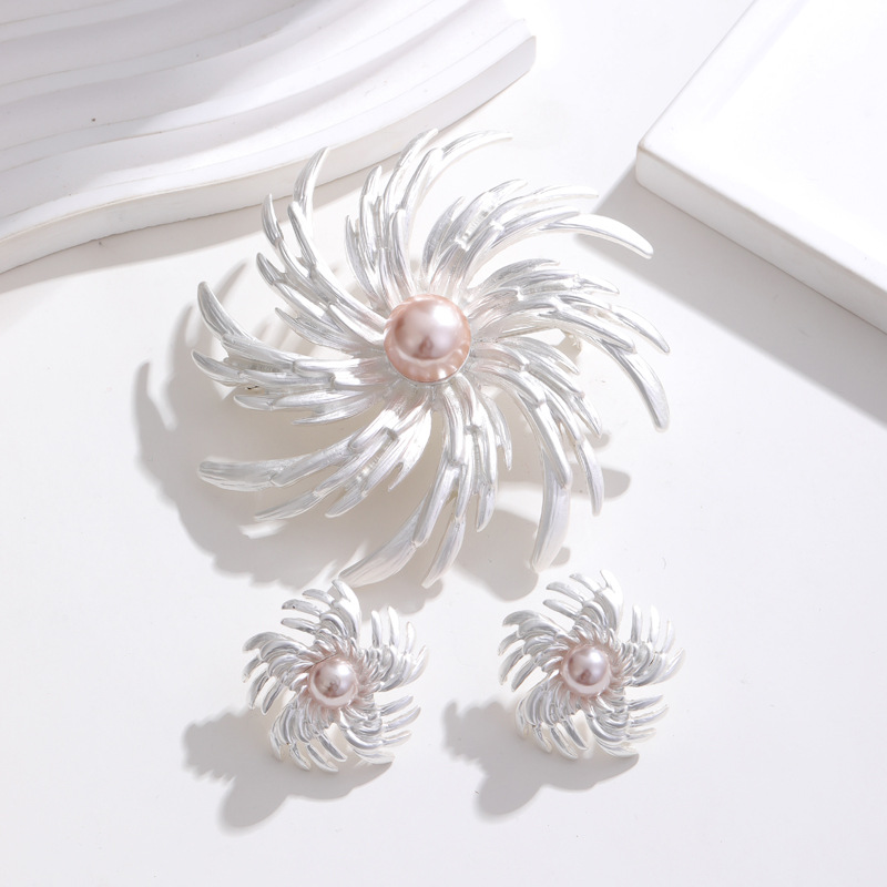 Firework-plated Wheat-ear Ear Studs With A Weathered Vintage Nostalgic Finish photo 5