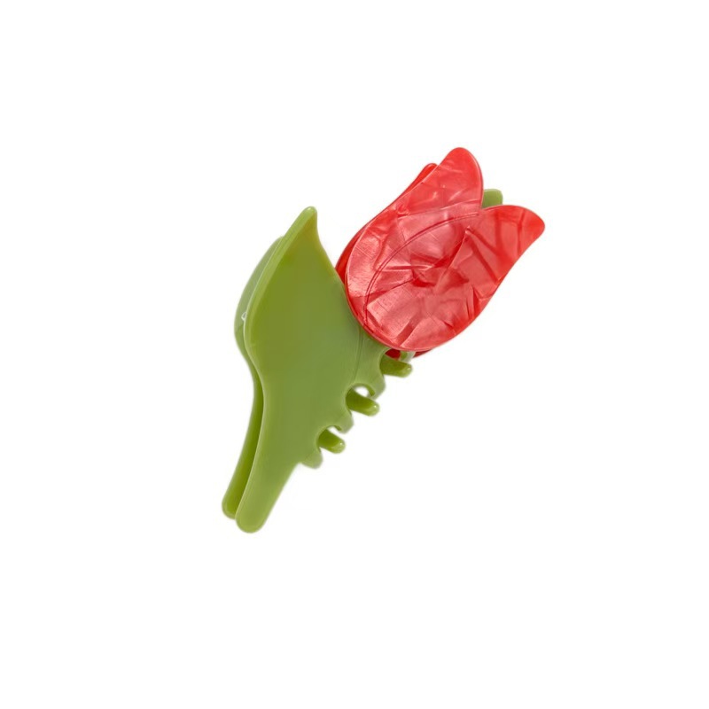 Women's Fashion Versatile Tulip Flower Style Hair Clip photo 4