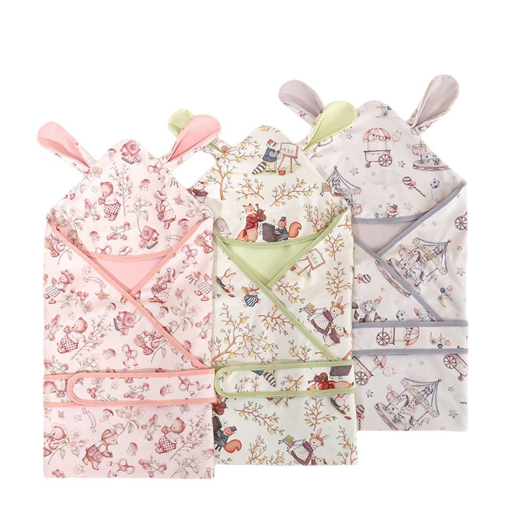 Newborn Nursery Swaddle Blanket Thin Style photo 7