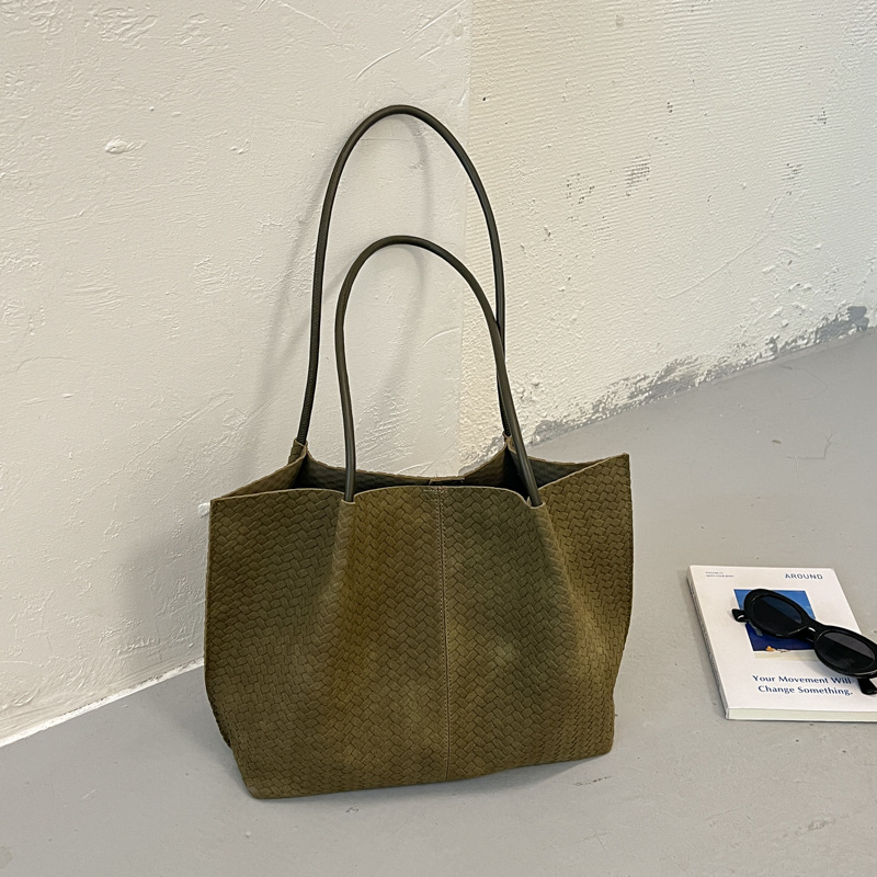 Commuter Vintage Large-capacity Underarm Bag New Casual Style photo 6