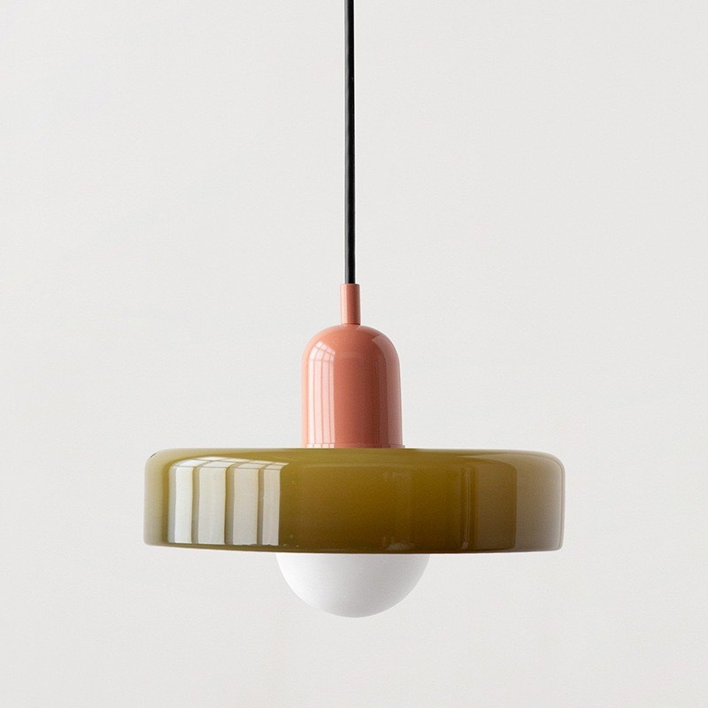 Nordic Creamy Minimalist Glass Lighting Fixture photo 7
