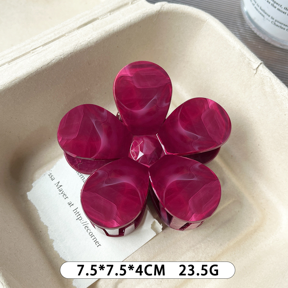 Large Floral Korean-style Hair Clip photo 2