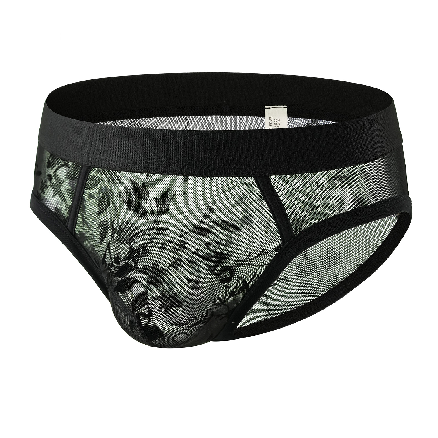 Plus-size Underwear Sexy Mens Sheer And Seductive Low-rise photo 2