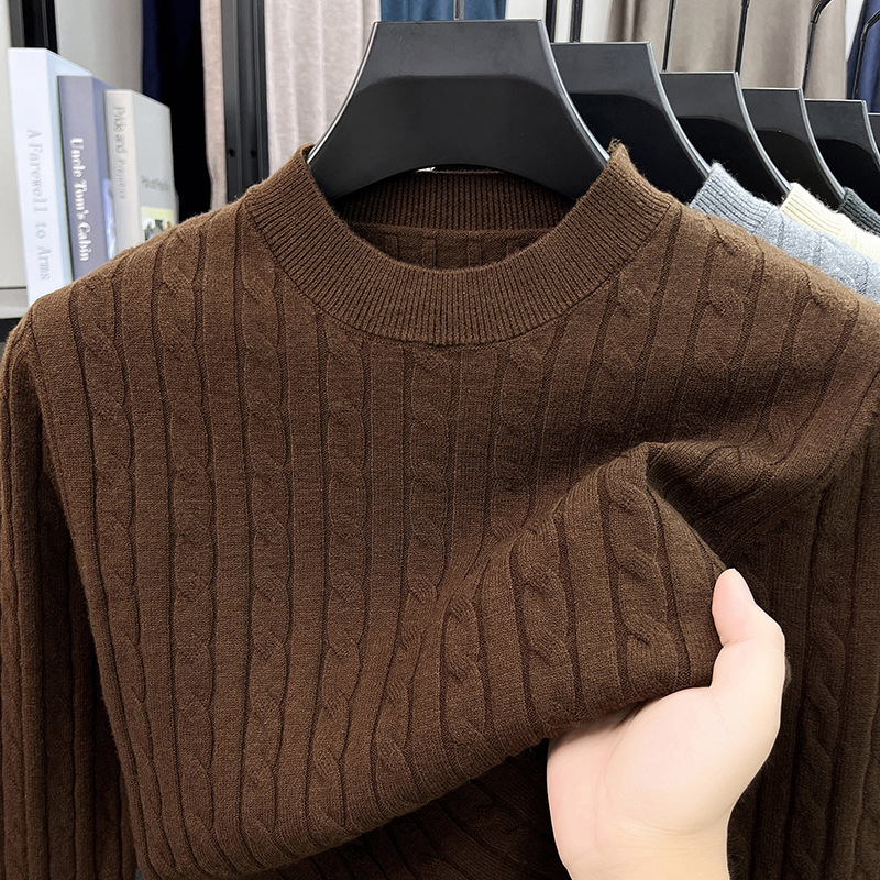 Stylish Casual Versatile And Warm Wool Base Sweater photo 2