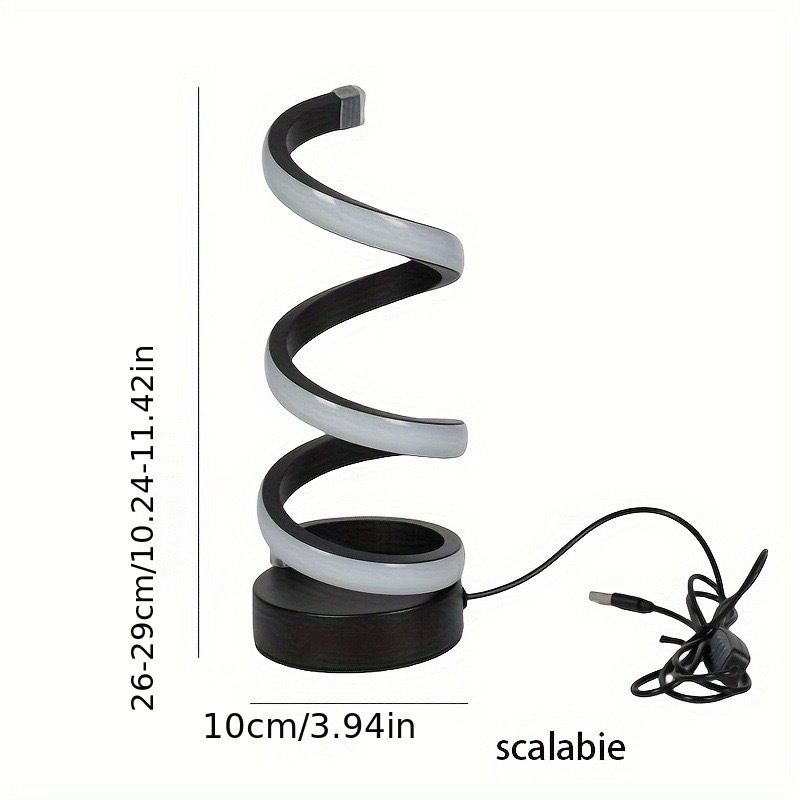Modern RGB Multi-color LED Spiral Bar Lamp photo 3