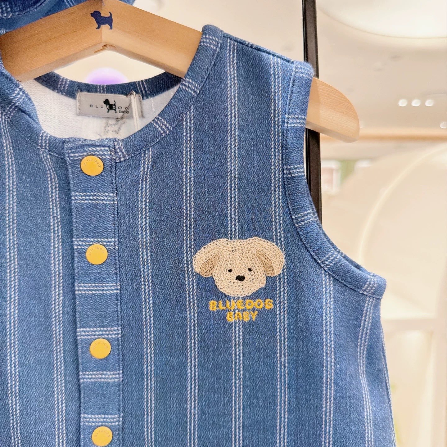 Children's Pure Cotton Striped Romper photo 4