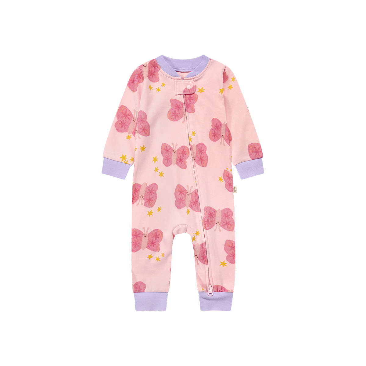 Zippered Cotton Baby Romper Outdoor Crawling Clothes photo 2