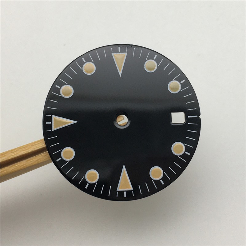 Seiko-modified Watch Dial With Luminous Numerals photo 1