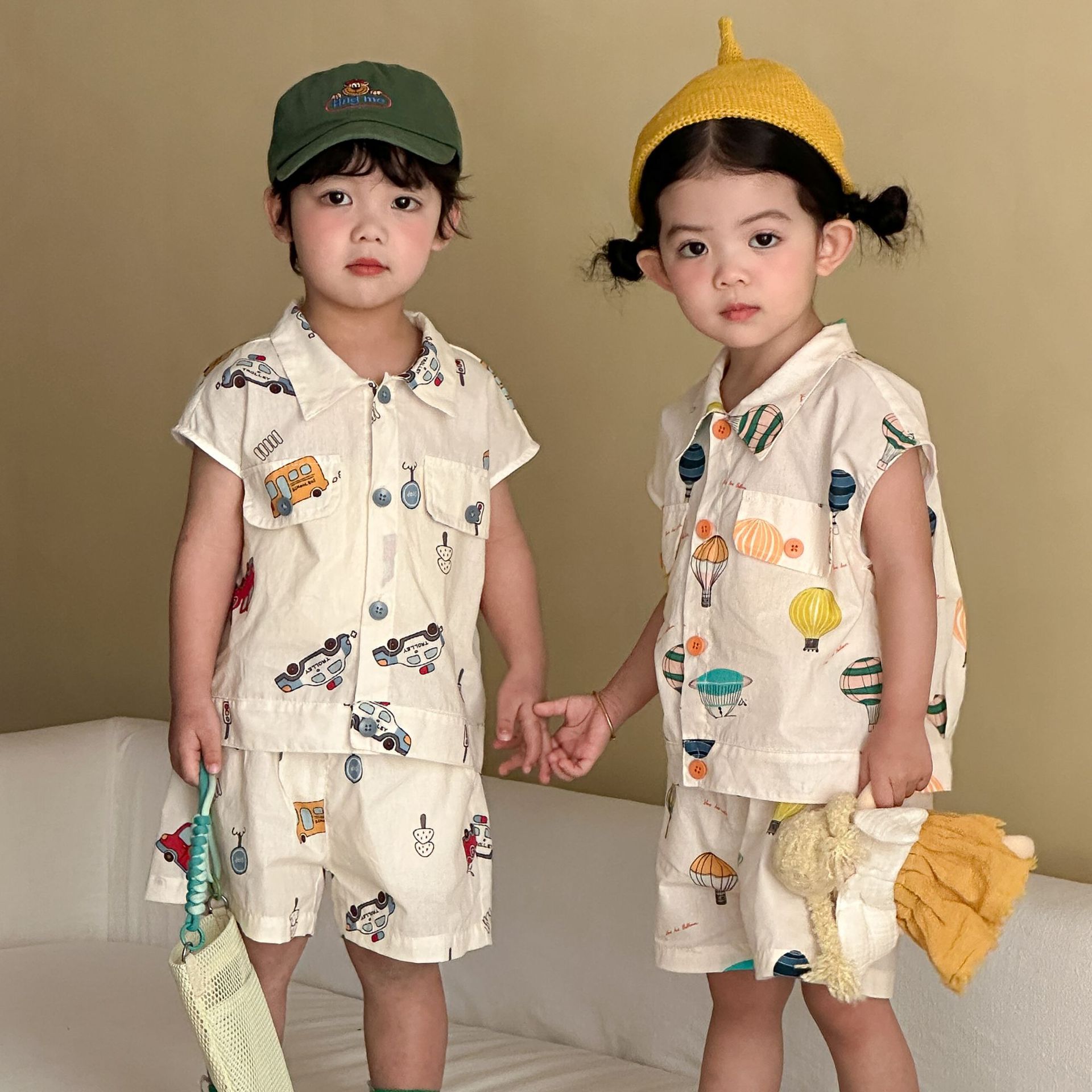 Thin Summer Shirt Set For Children photo 4