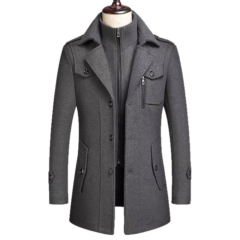 Men's Warm Luxury-style Lightweight Coat photo 2