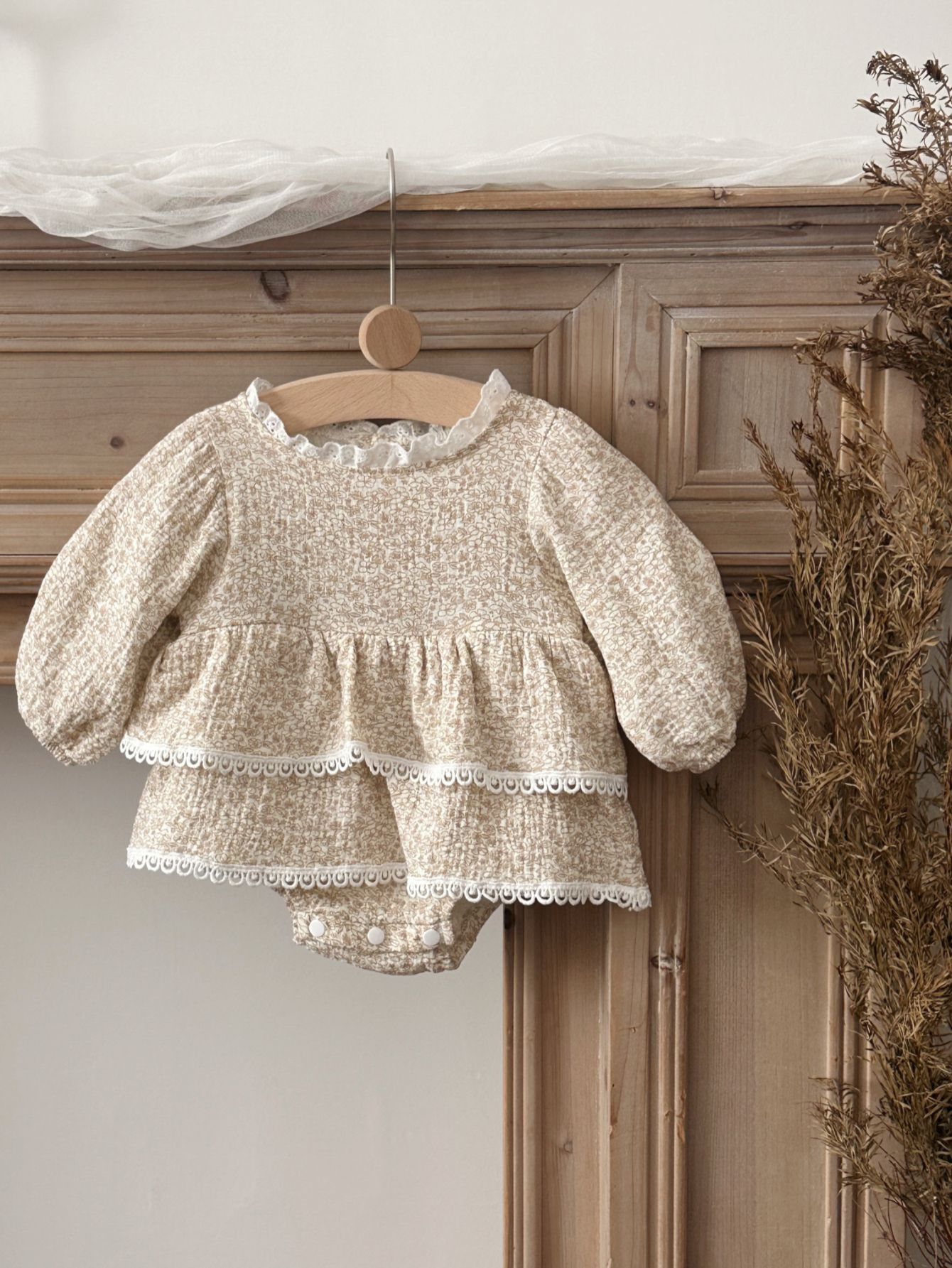 Korean-style Childrens Long-sleeved Printed Onesie photo 6