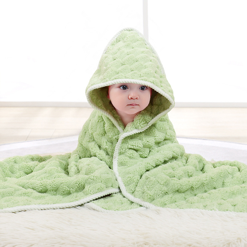 Children's Cartoon Hooded Bathrobe Blanket photo 7