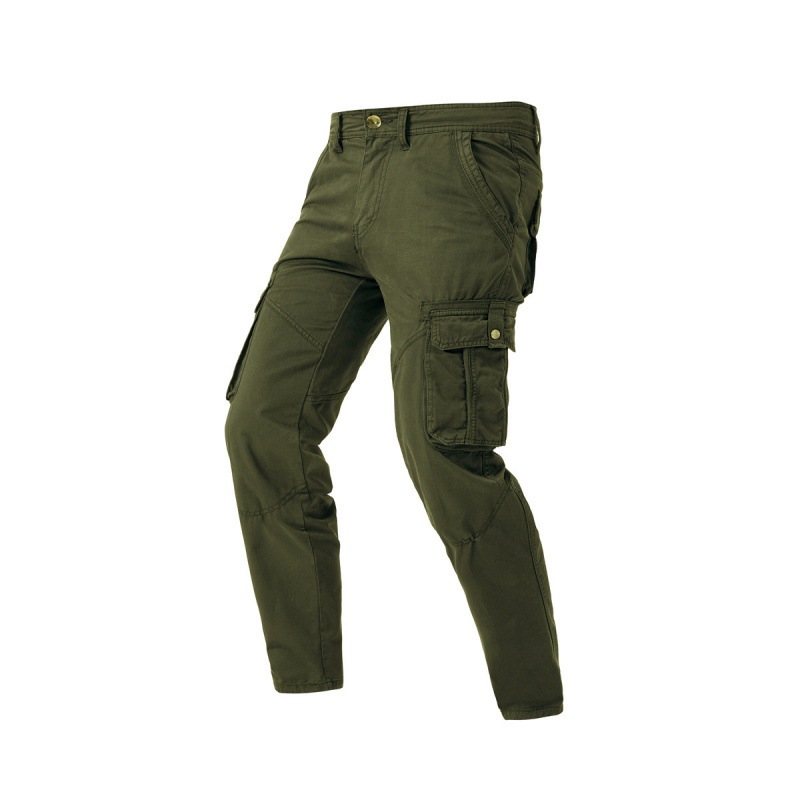 Mens Workwear Multi-Pocket Casual Straight-Leg Outdoor Sports Pants photo 4