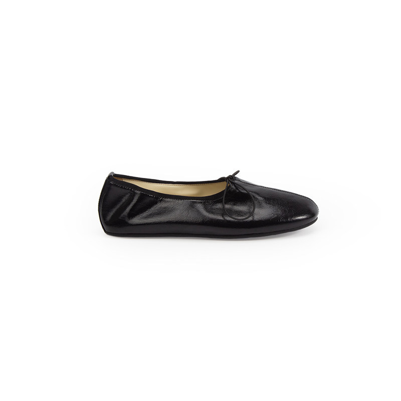 Oil-waxed Leather Comfortable Bow-tie Ballet-style Fashionable Mary Jane Pumps photo 6