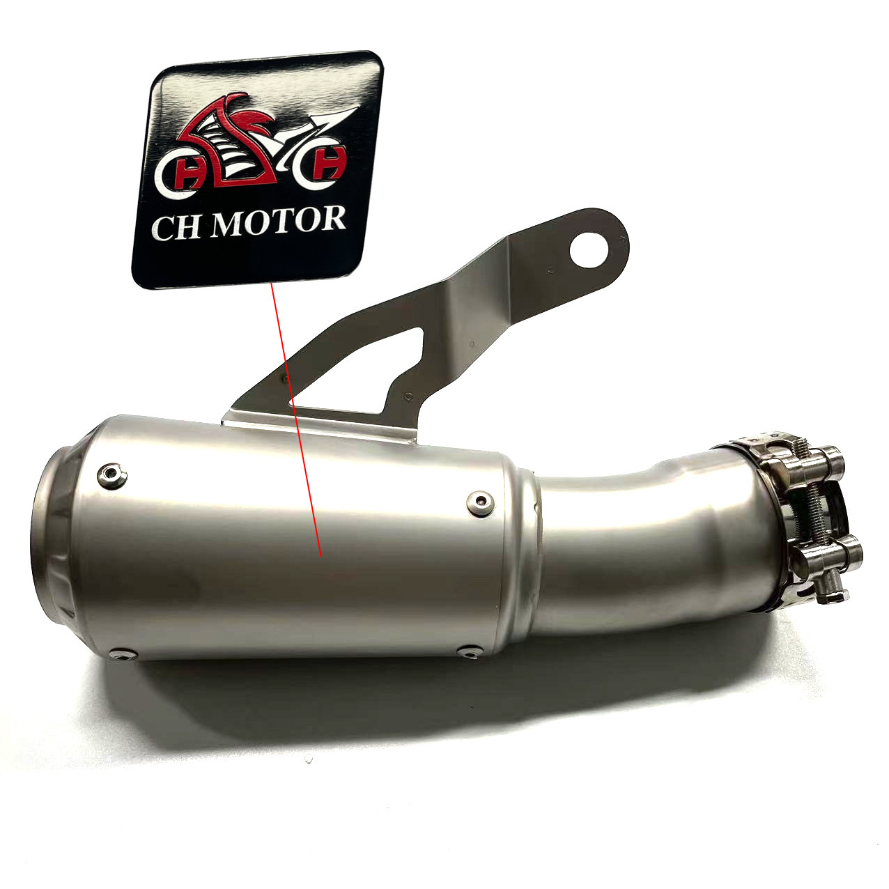 Online-style Stainless Steel Rear Section Motorcycle Exhaust Pipe For Customization photo 7