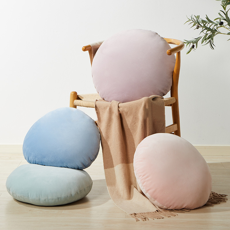 Simple Stylish Home-use Round Cushion Pillow photo 5